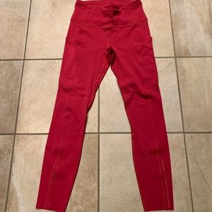 Lululemon fast and free tight II 25” worn x 1
